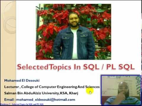 Database 2 – Advanced Topics in SQL / PL SQL- المقرر العملى