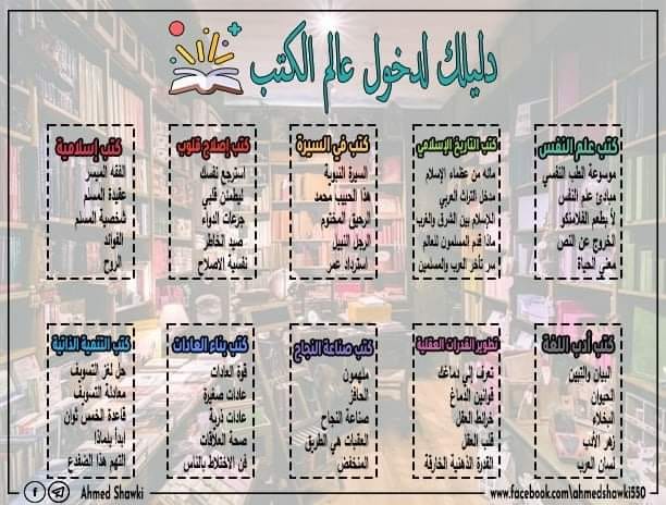 دليلك لدخولك عالم الكتب - اهم 10 كتب في جميع المجالات