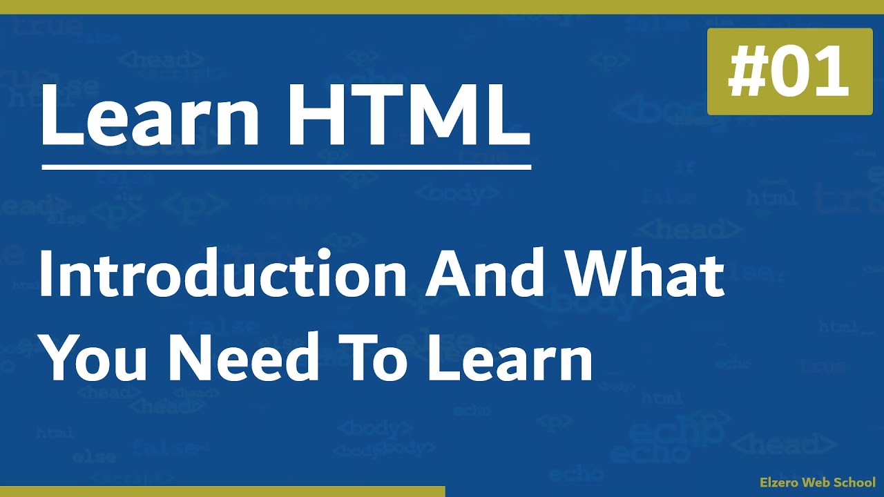 تعلم لغة html من الصفر حتى الاحتراف مع اسامة الزيرو 2021