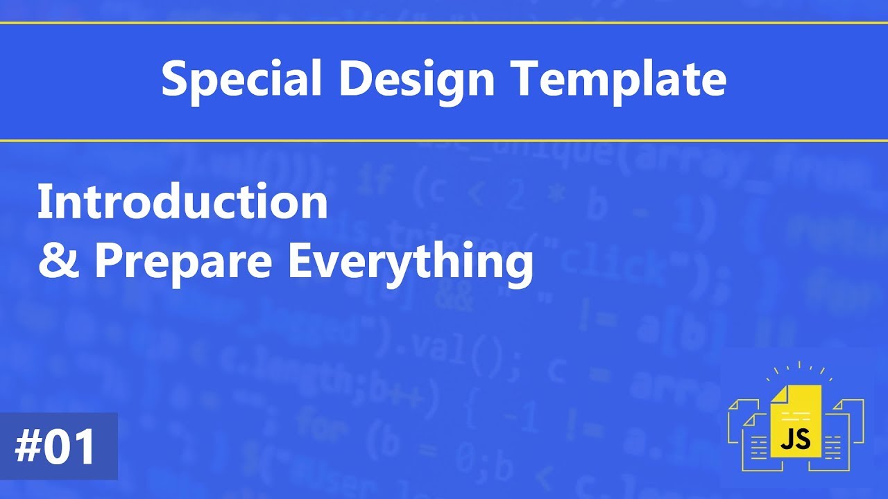 Create Template With HTML, CSS3, JavaScript