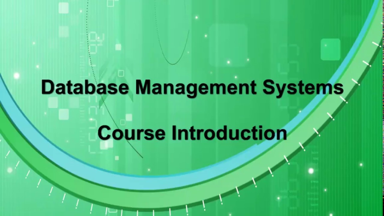 Database Management Systems Course – 2nd Database Course